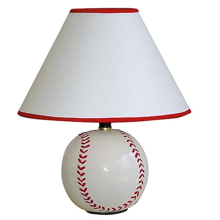 Yhior 12 in. Ceramic Baseball Table Lamp YH2629400